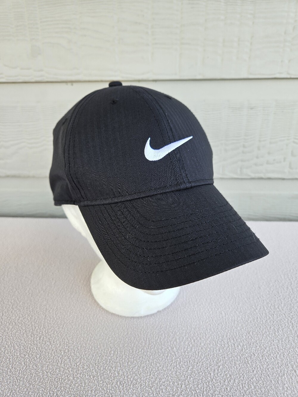 Nike Legacy91 Dri-Fit Adjustable Hat Black Swoosh Golf Tennis Cap OS BV1076-010